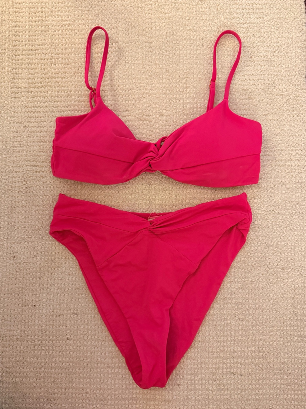 Lspace Ringo Nancy Lee Pink Swim Bikini Top & Bottom